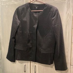 Ann Taylor Women’s 10T Black Gray Dress Jacket